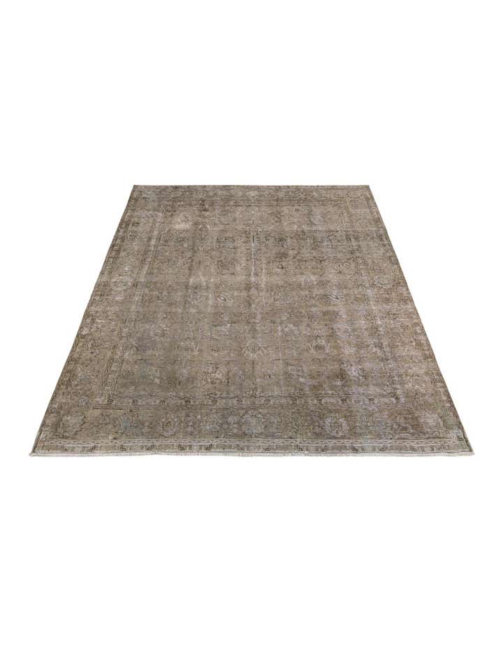 295cm x 380cm Hand Knotted Ultra Vintage Persian Wool Rug