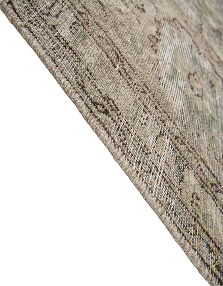 Detail image of 9' 8 x 12' 6  Hand Knotted Ultra Vintage Persian Wool Rug