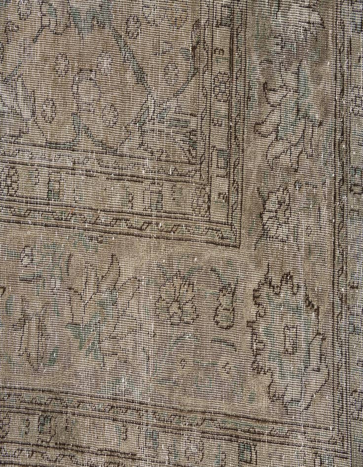 Detail image of 9' 8 x 12' 6  Hand Knotted Ultra Vintage Persian Wool Rug
