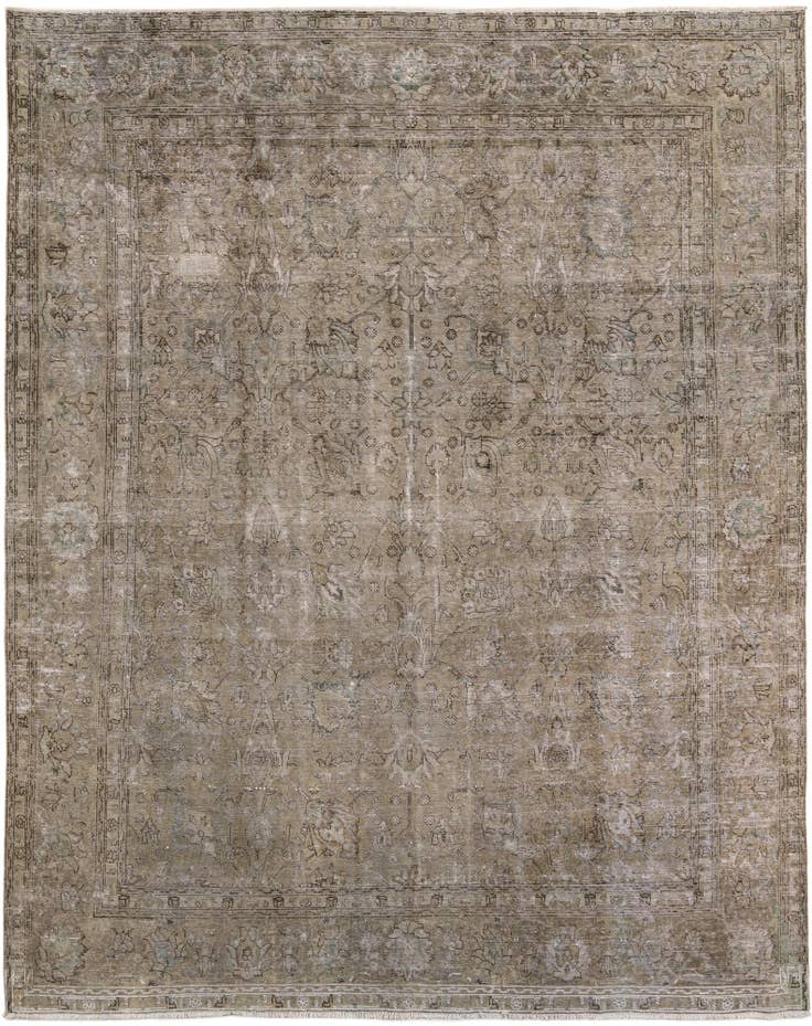 Detail image of 295cm x 380cm Hand Knotted Ultra Vintage Persian Wool Rug
