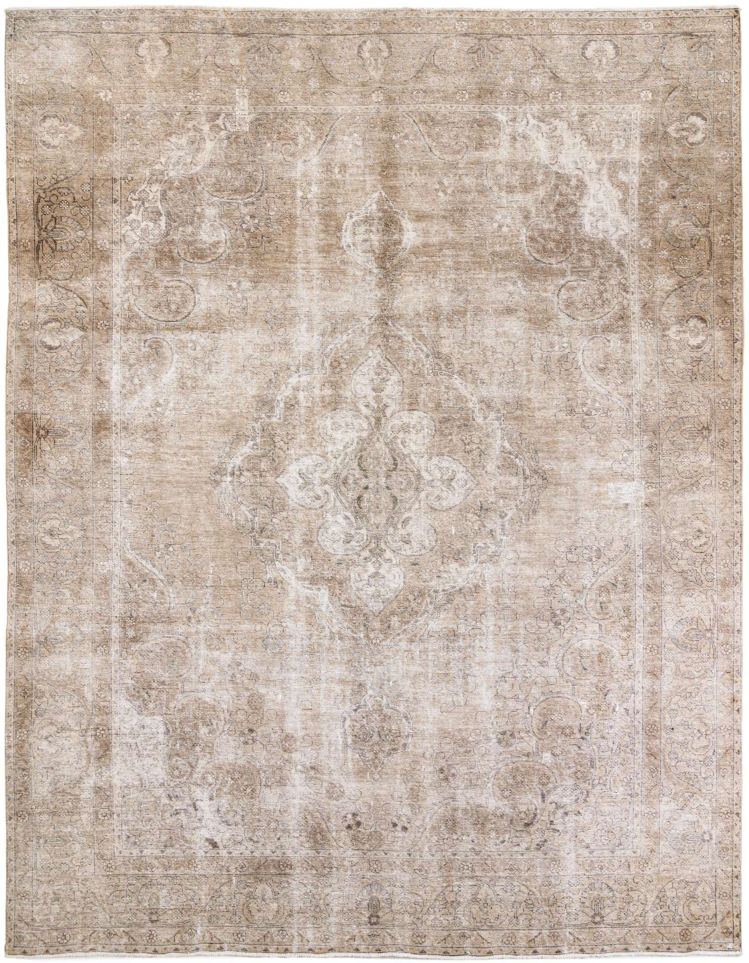 Primary image 9' 6 x 12' 8  Hand Knotted Ultra Vintage Persian Wool Rug
