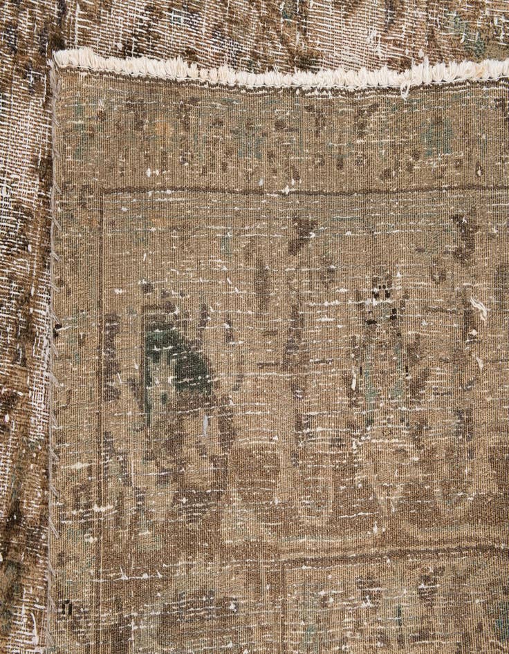 Detail image of 8' 6 x 12' 2  Hand Knotted Ultra Vintage Persian Wool Rug