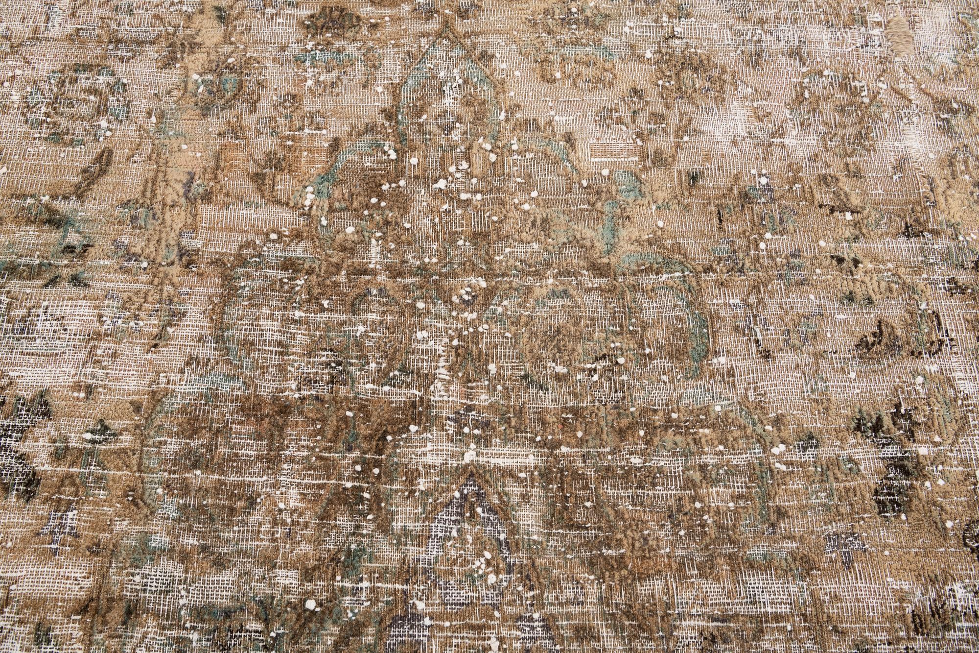8' 6 x 12' 2 Hand Knotted Ultra Vintage Persian Wool Rug