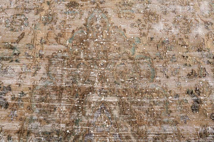 8' 6 x 12' 2 Hand Knotted Ultra Vintage Persian Wool Rug