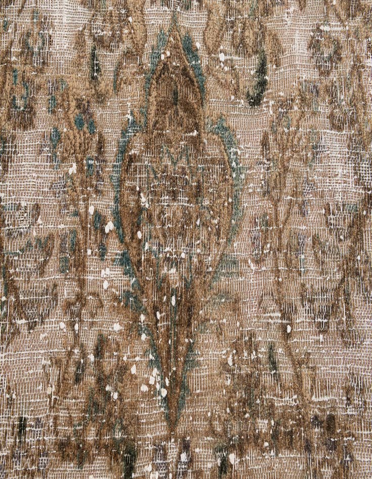 Detail image of 8' 6 x 12' 2  Hand Knotted Ultra Vintage Persian Wool Rug