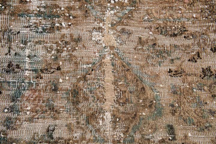 8' 6 x 12' 2 Hand Knotted Ultra Vintage Persian Wool Rug