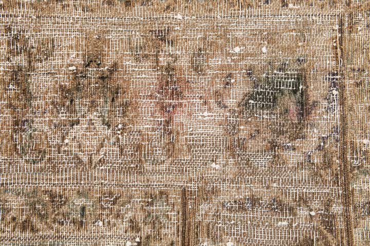 8' 6 x 12' 2 Hand Knotted Ultra Vintage Persian Wool Rug