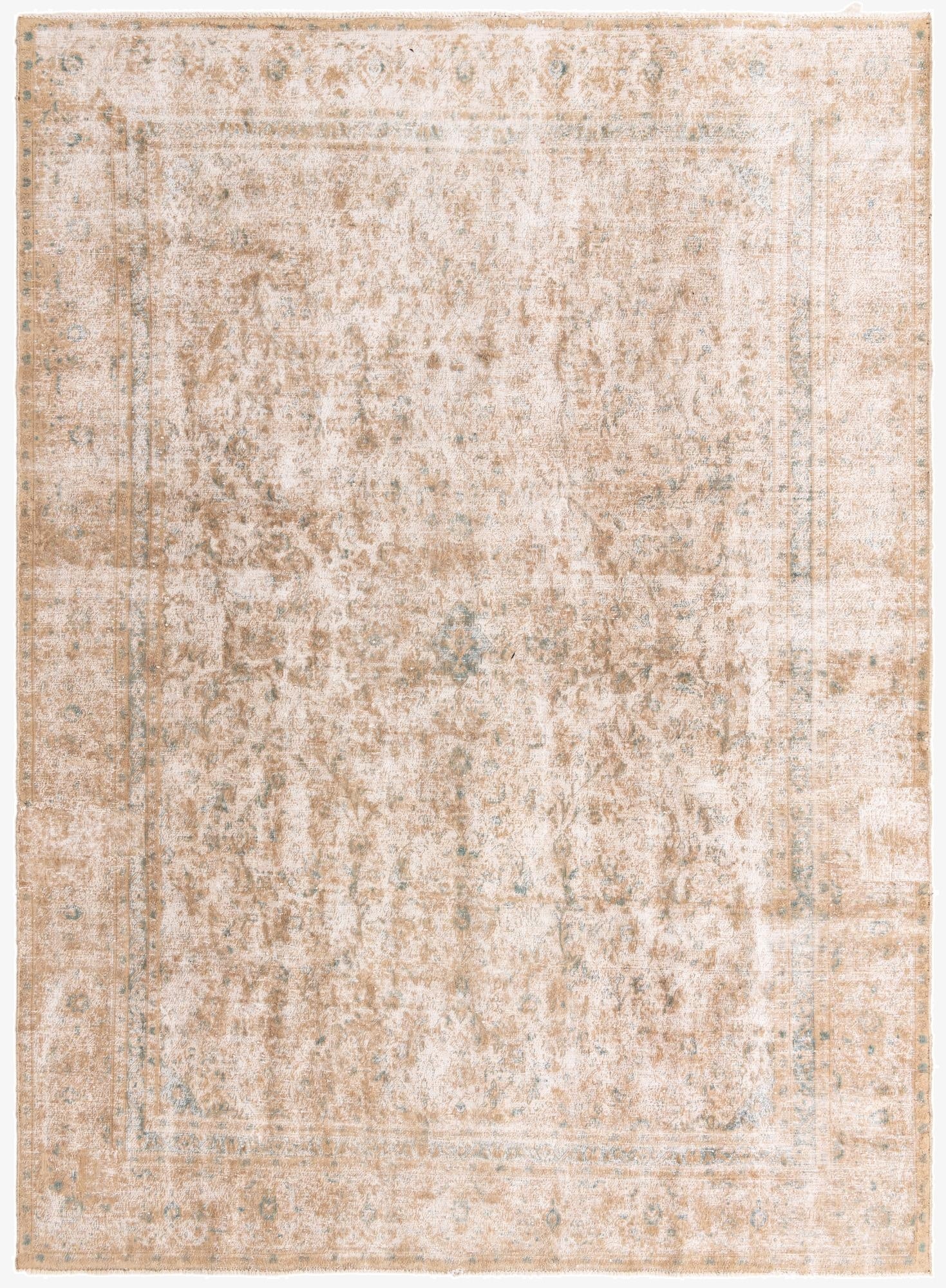 Primary image 8' 7 x 11' 10  Hand Knotted Ultra Vintage Persian Wool Rug