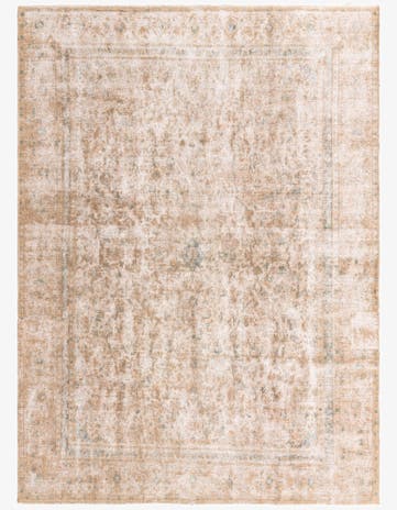 8' 7 x 11' 10 Hand Knotted Ultra Vintage Persian Wool Rug