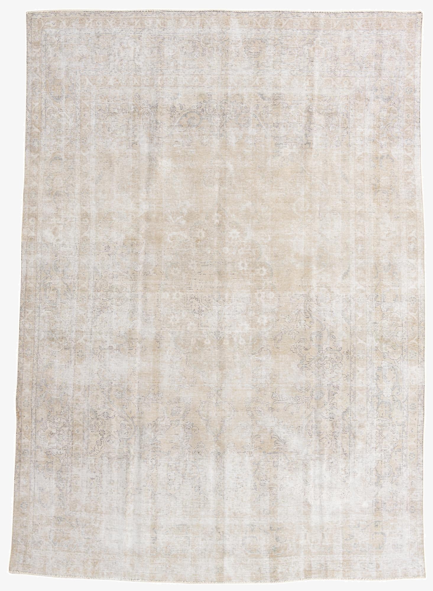 8' 1 x 11' 5  Hand Knotted Ultra Vintage Persian Wool Rug