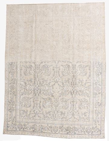 9' 6 x 12' 5 Hand Knotted Ultra Vintage Persian Wool Rug