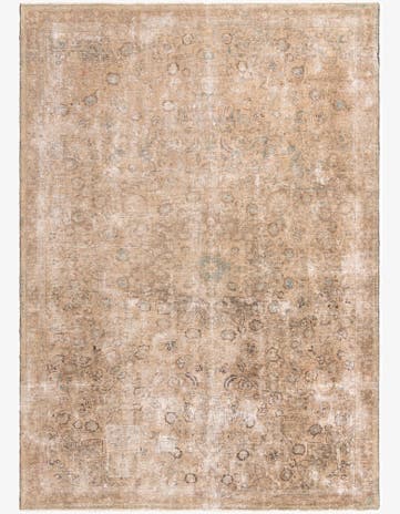 7' 5 x 10' 7 Hand Knotted Ultra Vintage Persian Wool Rug