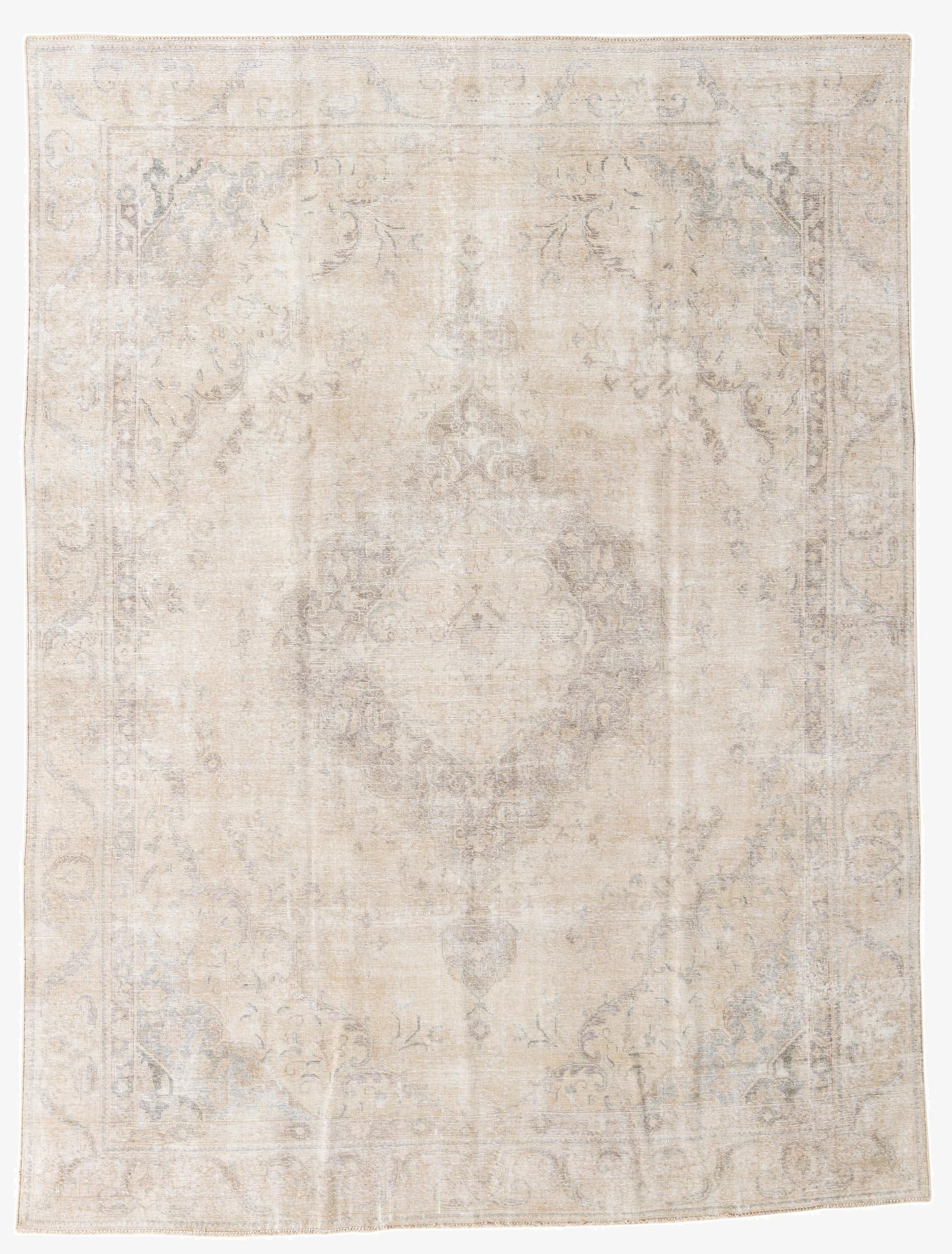 8' 10 x 11' 8  Hand Knotted Ultra Vintage Persian Wool Rug