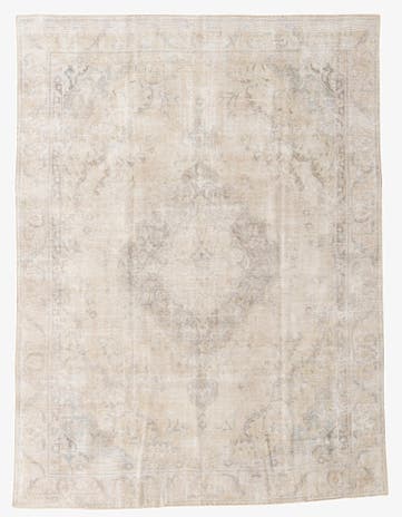 8' 10 x 11' 8 Hand Knotted Ultra Vintage Persian Wool Rug