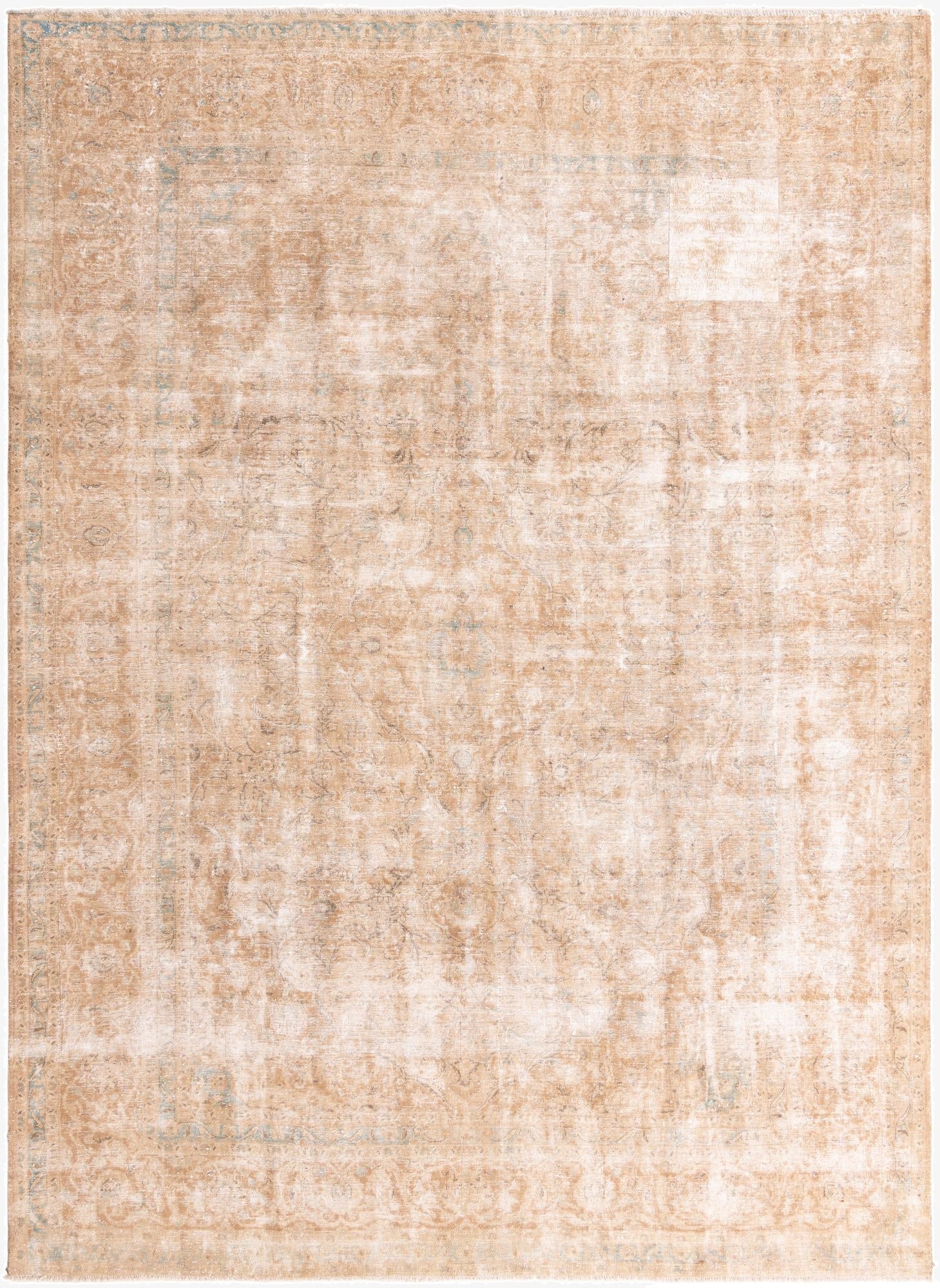 9' 9 x 13' 4  Hand Knotted Ultra Vintage Persian Wool Rug