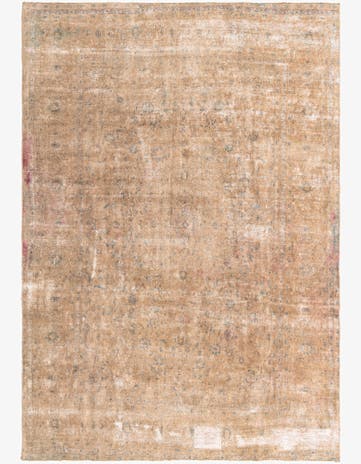 7' 9 x 11' 4 Hand Knotted Ultra Vintage Persian Wool Rug