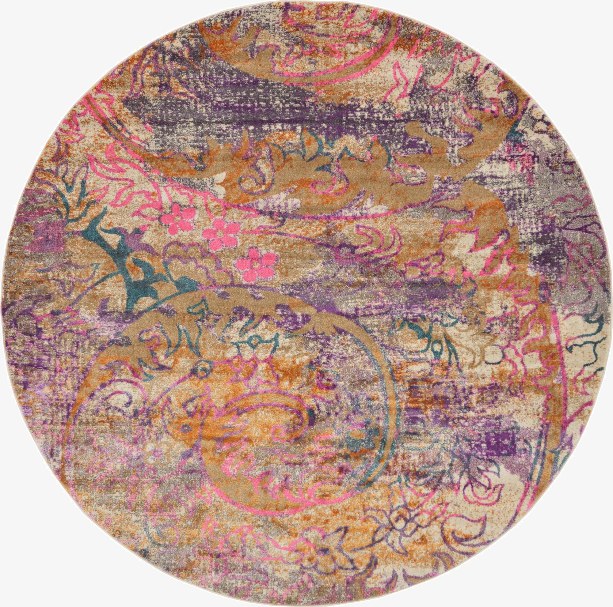 8' x 8' Aria Round Rug