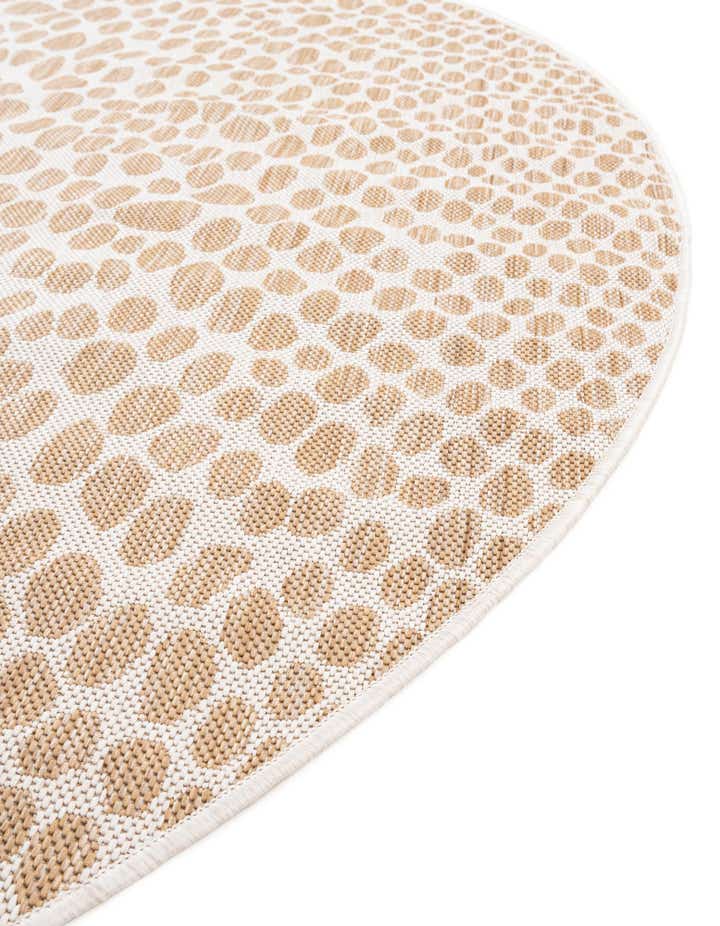 13' x 13' Easy-Clean Jill Zarin Cape Town Indoor / Outdoor Round Rug