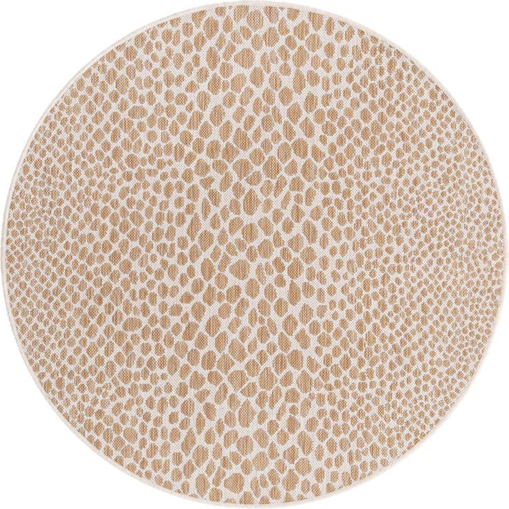Detail image of 4' x 4' Easy-Clean Jill Zarin Cape Town Indoor / Outdoor Round Rug