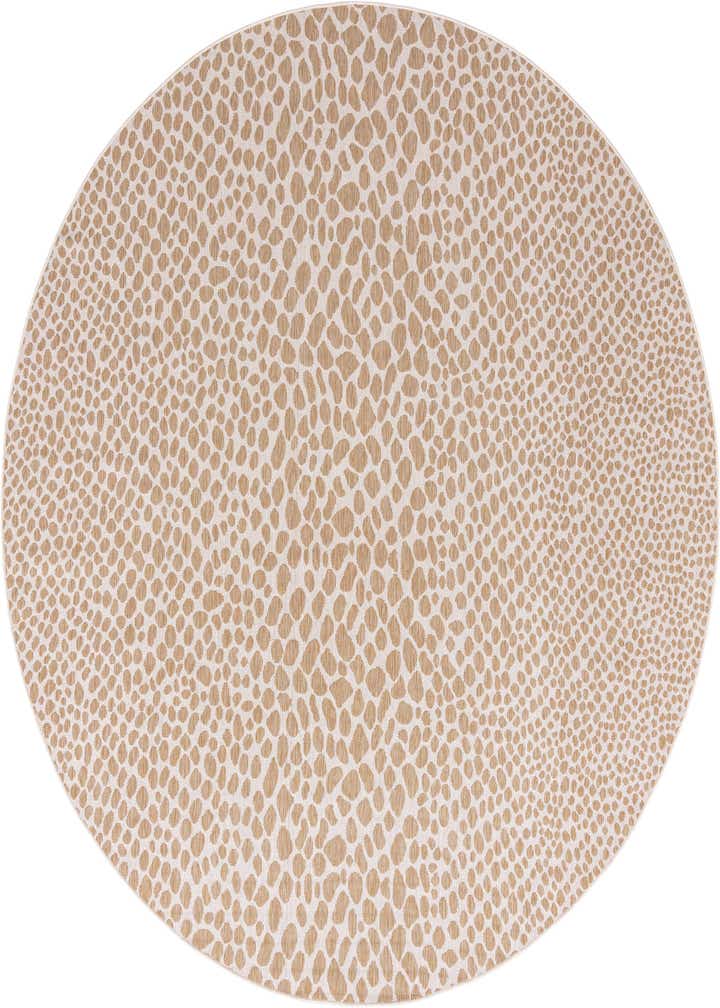 10' 8 x 10' 8 Easy-Clean Jill Zarin Cape Town Indoor / Outdoor Round Rug