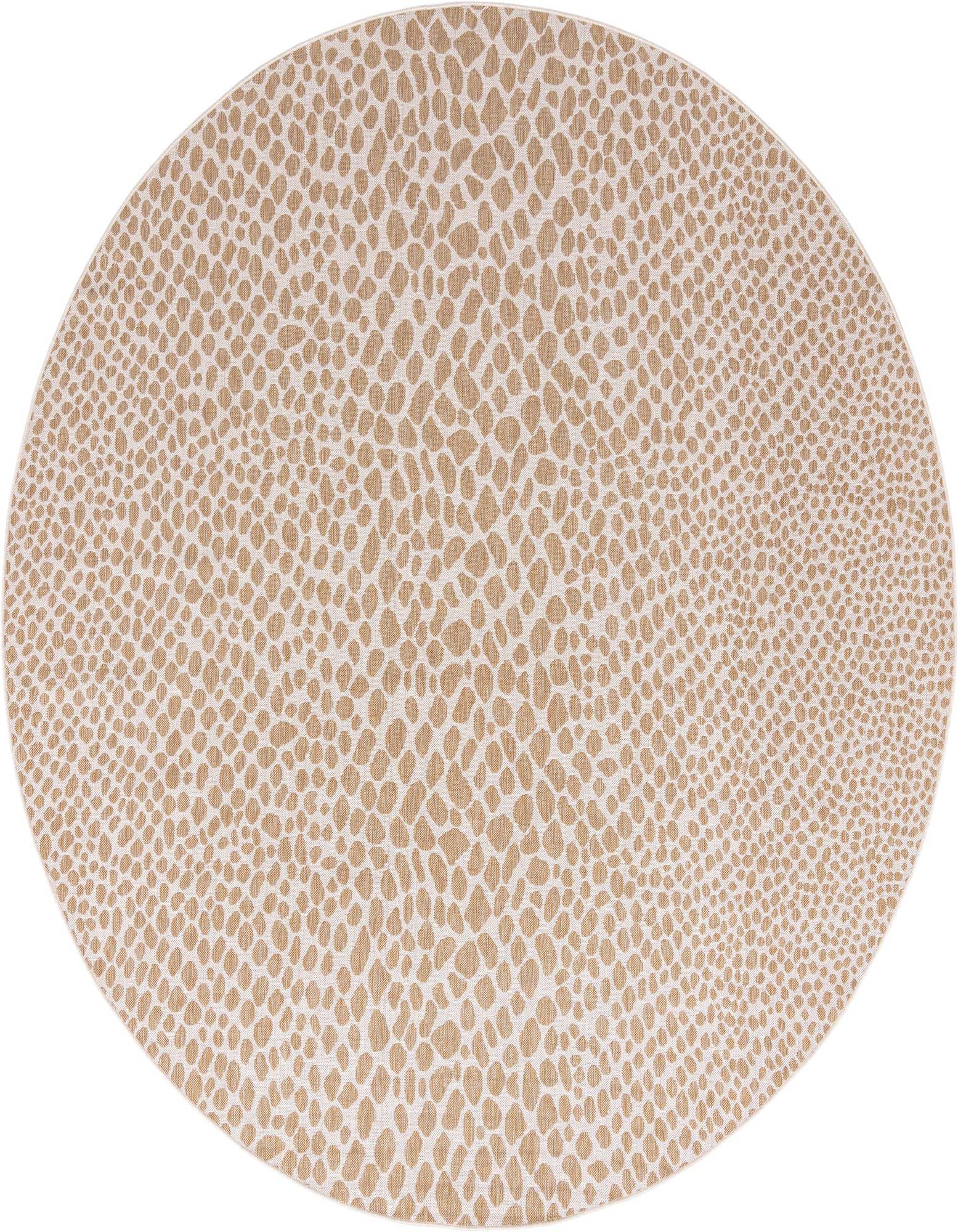 10' 8 x 10' 8 Easy-Clean Jill Zarin Cape Town Indoor / Outdoor Round Rug