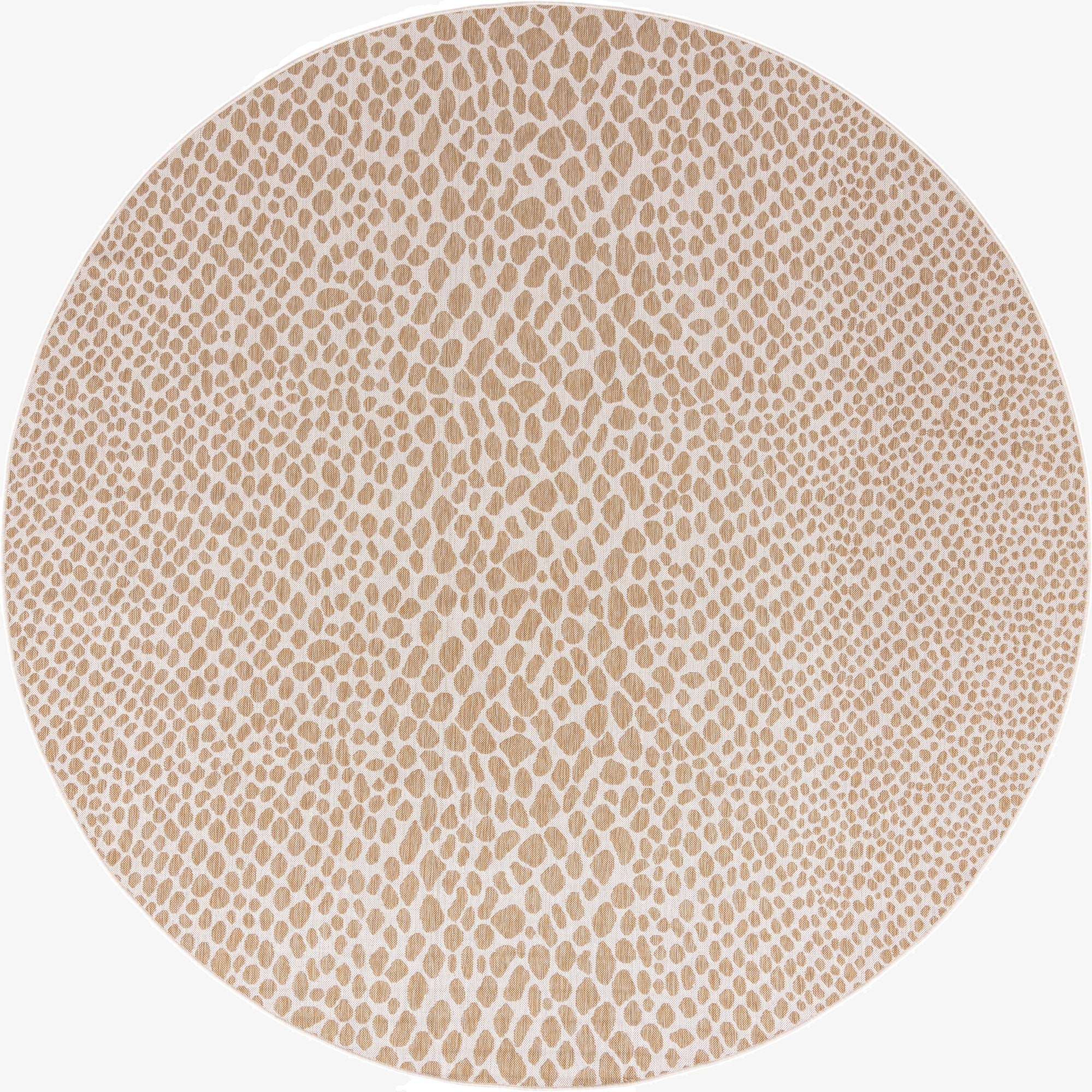 10' 8 x 10' 8  Washable Jill Zarin Cape Town Indoor / Outdoor Round Rug