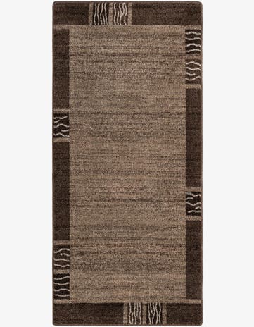 Dark Beige Angelica Runner Rug