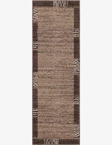 Dark Beige Angelica Runner Rug