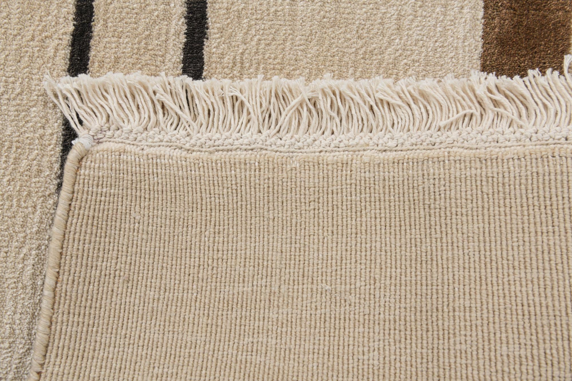 2' 7 x 13' 1 Hand Knotted Darya Wool Runner Rug