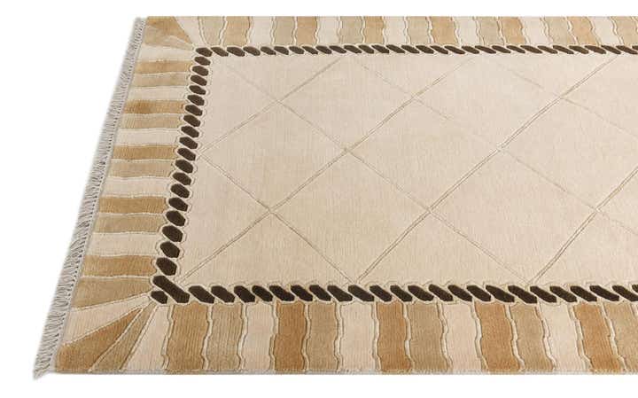 3' 3 x 12' 11 Hand Knotted Darya Wool Runner Rug