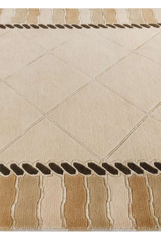 3' 3 x 12' 11 Hand Knotted Darya Wool Runner Rug