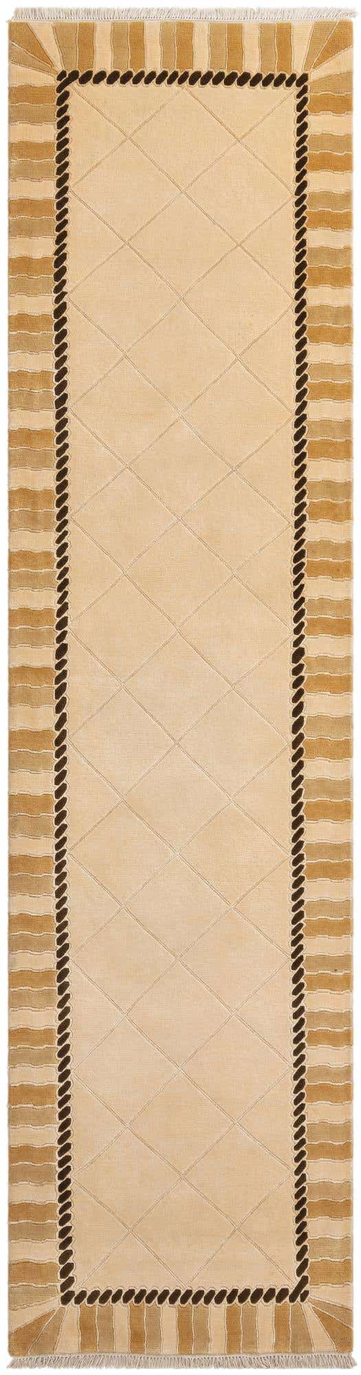 3' 3 x 12' 11 Hand Knotted Darya Wool Runner Rug