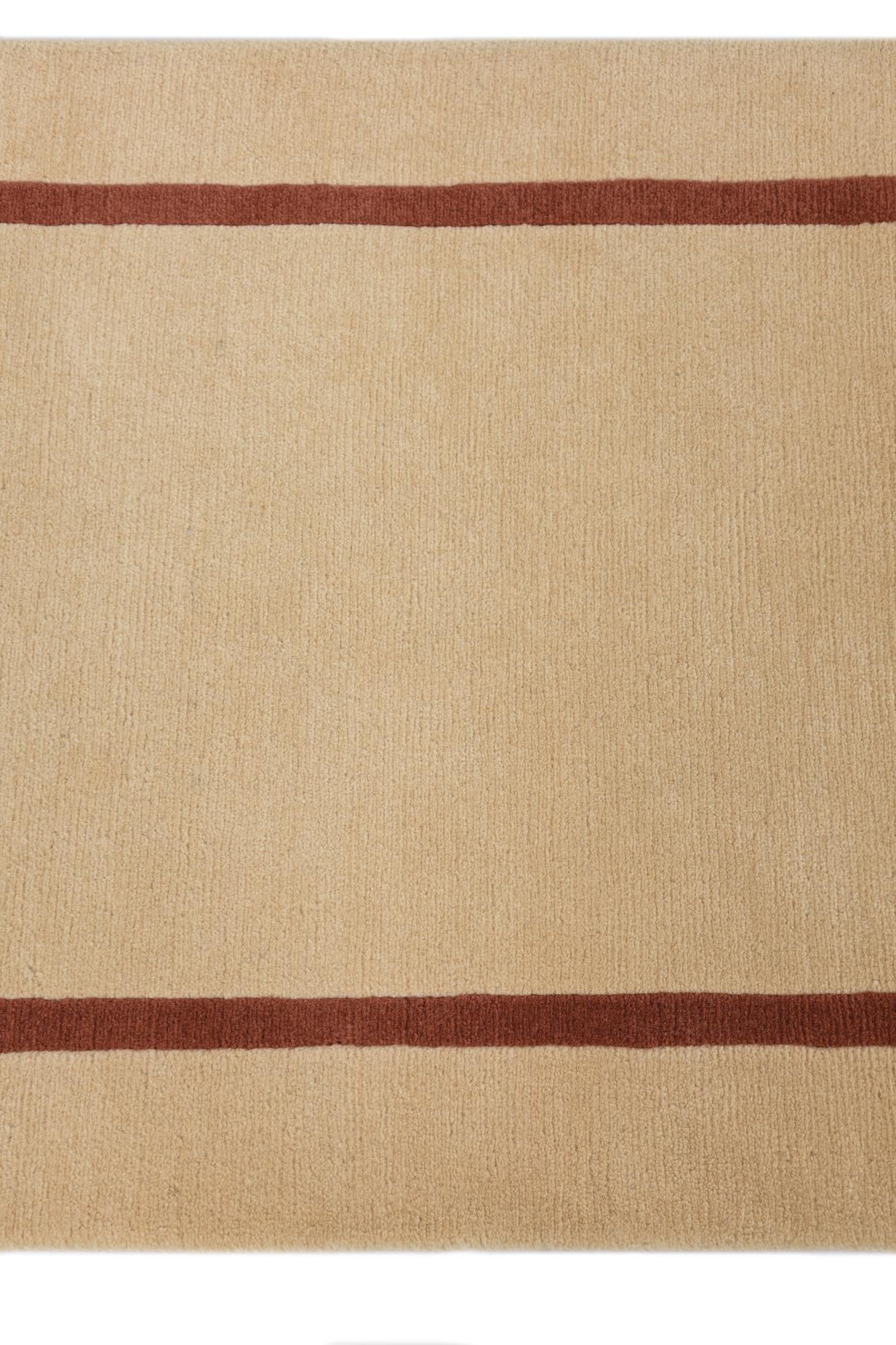 2' 8 x 6' 10 Hand Knotted Darya Wool Runner Rug