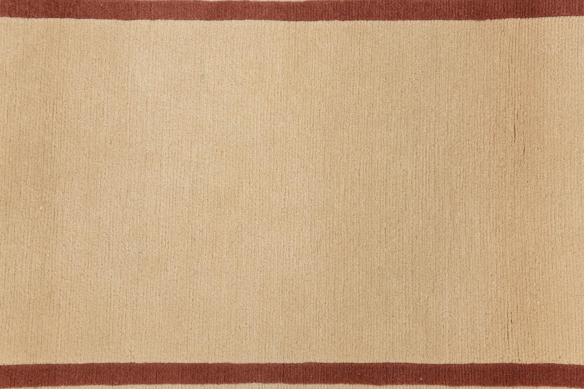 2' 8 x 6' 10 Hand Knotted Darya Wool Runner Rug