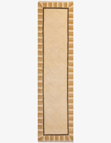 3' 3 x 12' 11 Hand Knotted Darya Wool Runner Rug