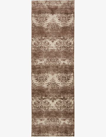 Dark Beige Himalaya Runner Rug