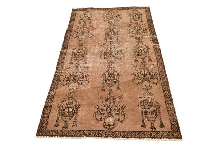 3' 1 x 5' 7 Hand Knotted Ultra Vintage Persian Wool Runner Rug