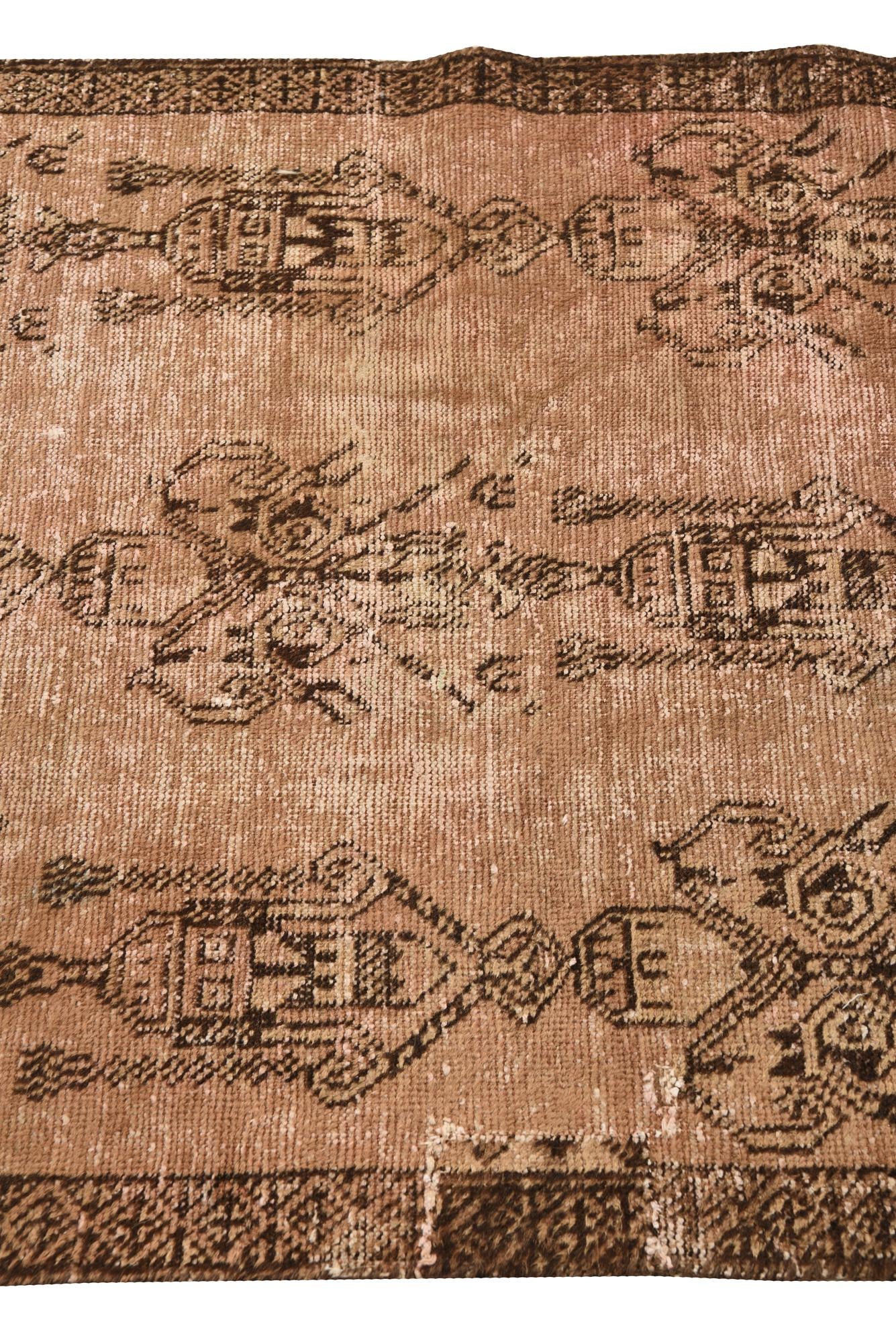 3' 1 x 5' 7 Hand Knotted Ultra Vintage Persian Wool Runner Rug