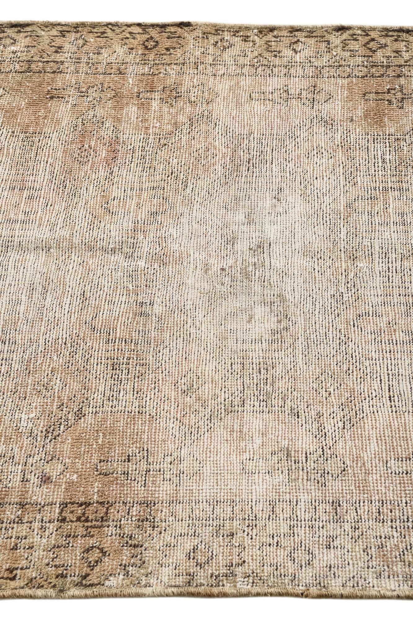 3' 1 x 6' 7 Hand Knotted Ultra Vintage Persian Wool Runner Rug