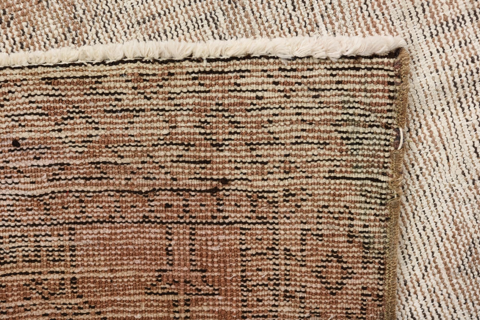 3' 1 x 6' 7 Hand Knotted Ultra Vintage Persian Wool Runner Rug