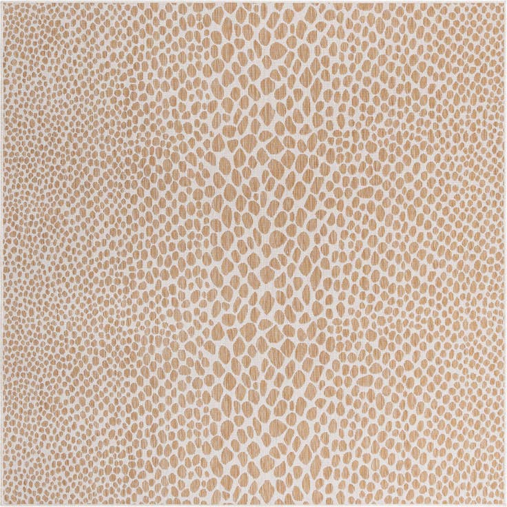 Detail image of 7' 10 x 7' 10 Easy-Clean Jill Zarin Cape Town Indoor / Outdoor Square Rug