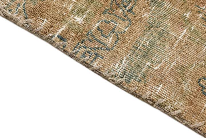 135cm x 155cm Handgeknüpft Ultra Vintage Persisch Wolle Quadrat Teppich