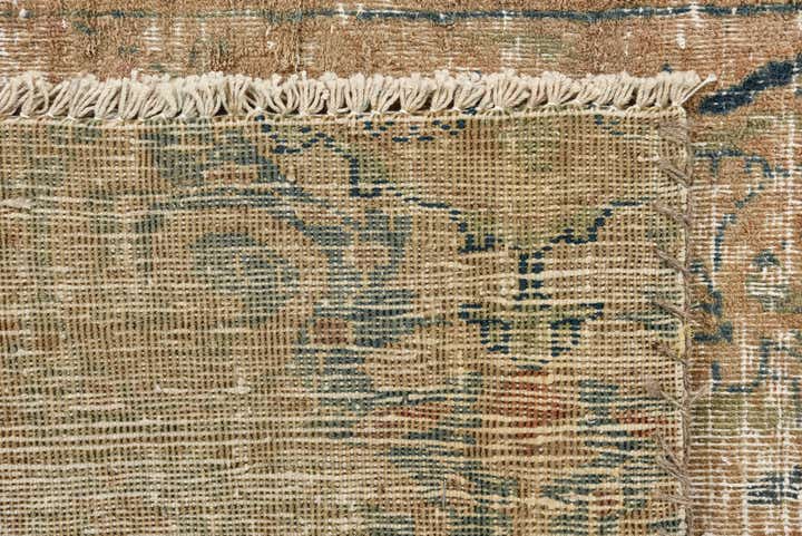 135cm x 155cm Handgeknüpft Ultra Vintage Persisch Wolle Quadrat Teppich