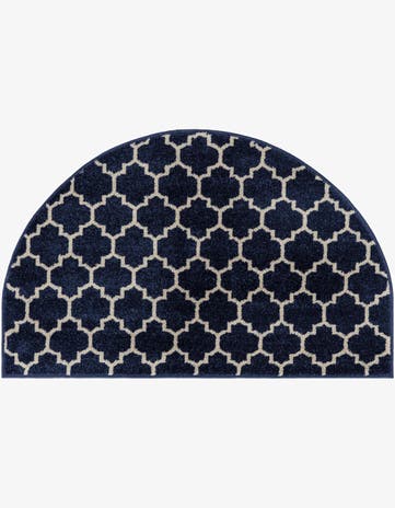 2' 7 x 4' Trellis Hearth Rug