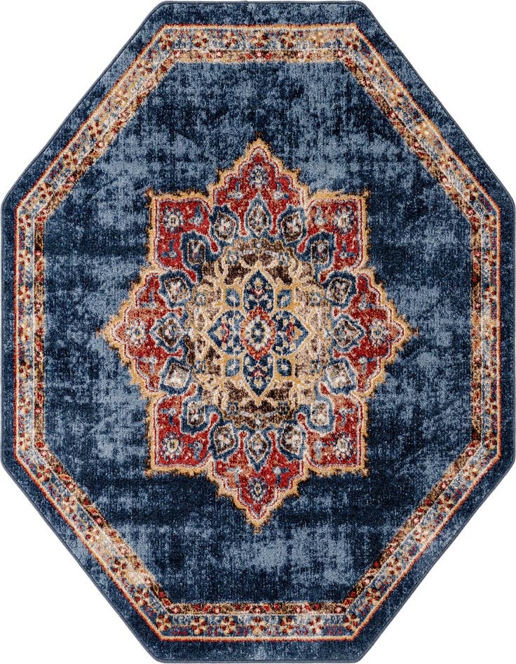 Detail image of 5' x 5' Arcadia Octagon Rug