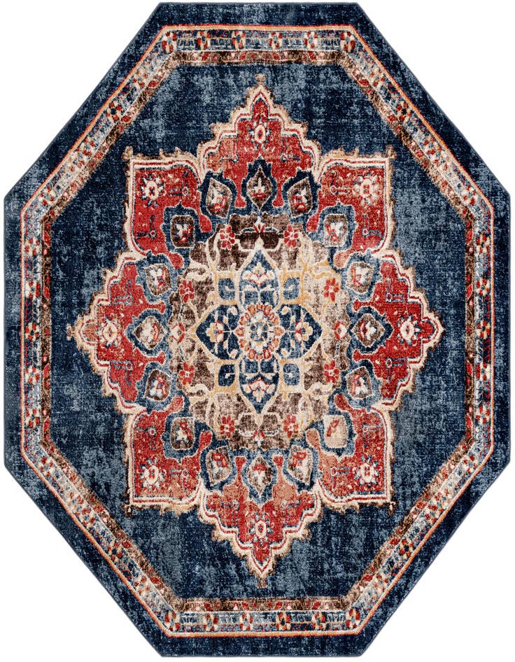 Detail image of 7' x 7' Eden Octagon Rug