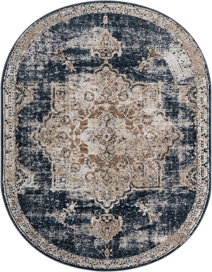 Detail image of 5' 3 x 8' Eliza Oval Rug