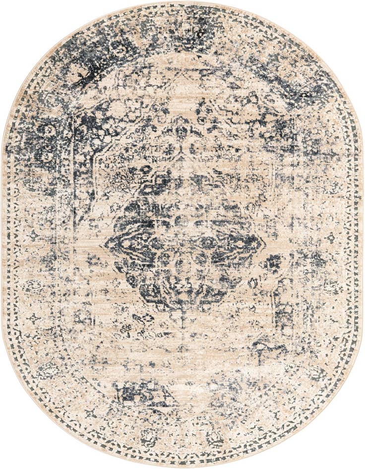 Detail image of 5' 3 x 8' Villa Oval Rug