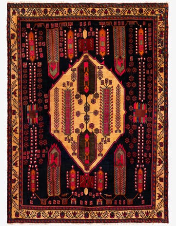 6' 11 x 9' 11 Abadeh Wool Rug