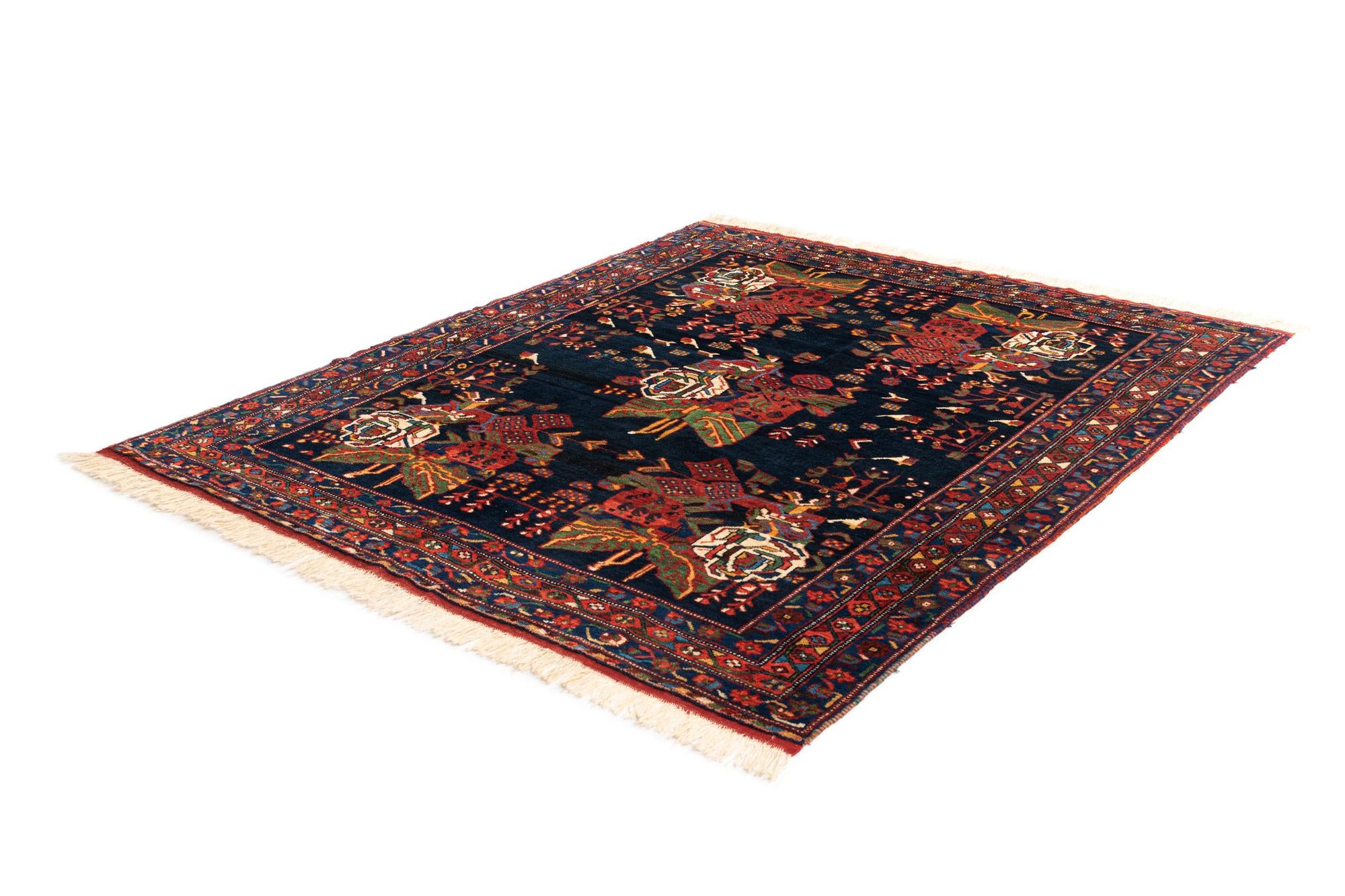 5' 1 x 6' 2 Afshar Wool Rug